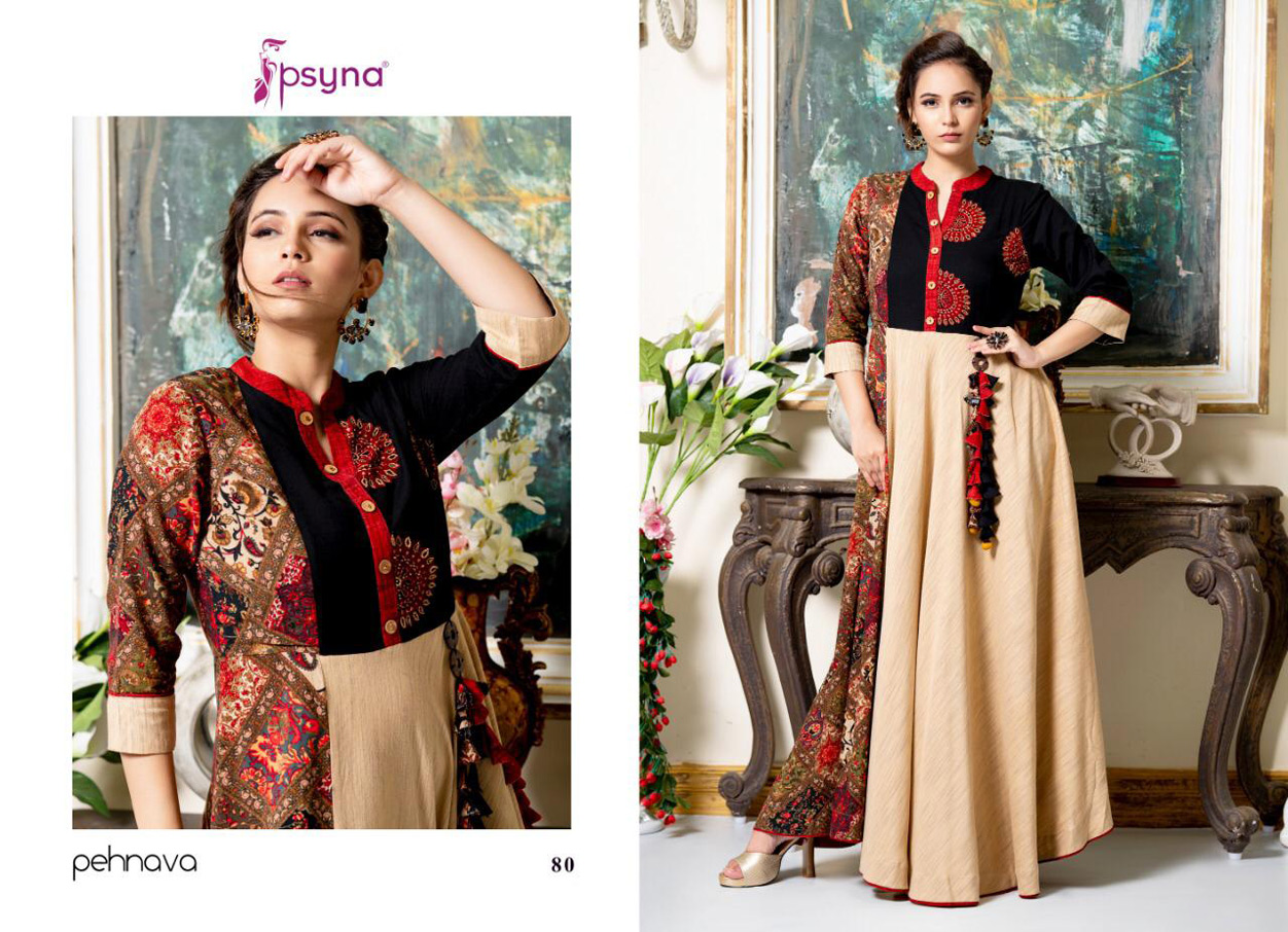 Pehnava Vol-8 Psyna Launch Rayon Cotton Gown Pehnava Vol-8 Psyna Launch Rayon Cotton Gown